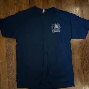 Sea Turtle Cotton T Shirt Blue XL Hawaii Beach Coastal Core Casual Comfy Relax